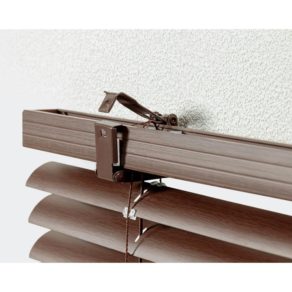 Amazon｜カインズ(CAINZ) 木目調ブラインド ブラウン 88×108cm